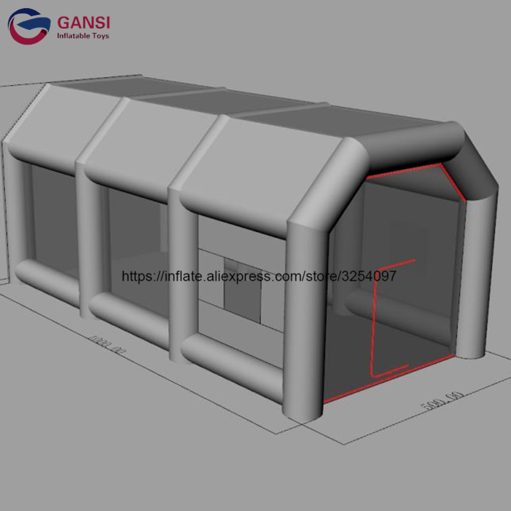 Inflatable Paint Booth - خيمة سيارة كبيرة قابلة للنفخ، كابينة