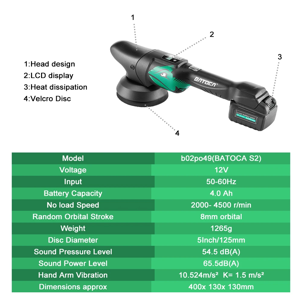 ماكينة تلميع السيارات اللاسلكي - مراجعة Orbital Polisher Da وسعره