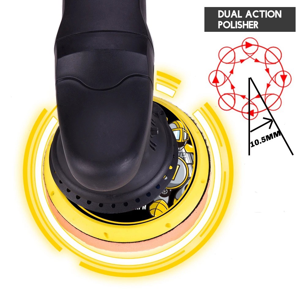 ماكينة تلميع السيارات 700 وات  - مراجعة Orbital Polisher Da وسعره