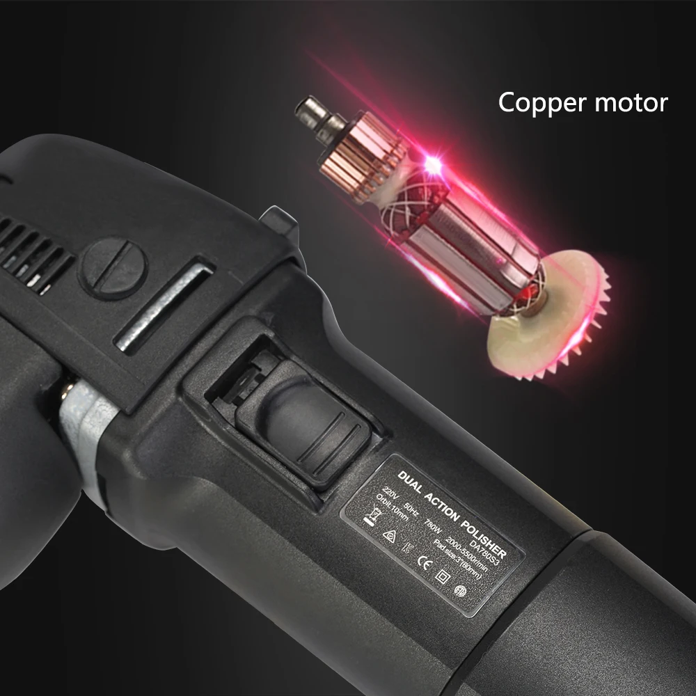 ملمع سيارات مداري من SPTA مقاس - مراجعة Orbital Polisher Da وسعره