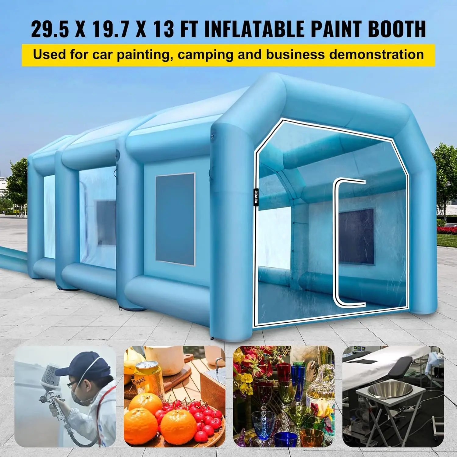كابينة طلاء قابلة للنفخ، مقاس  - مراجعة Inflatable Paint Booth وسعره