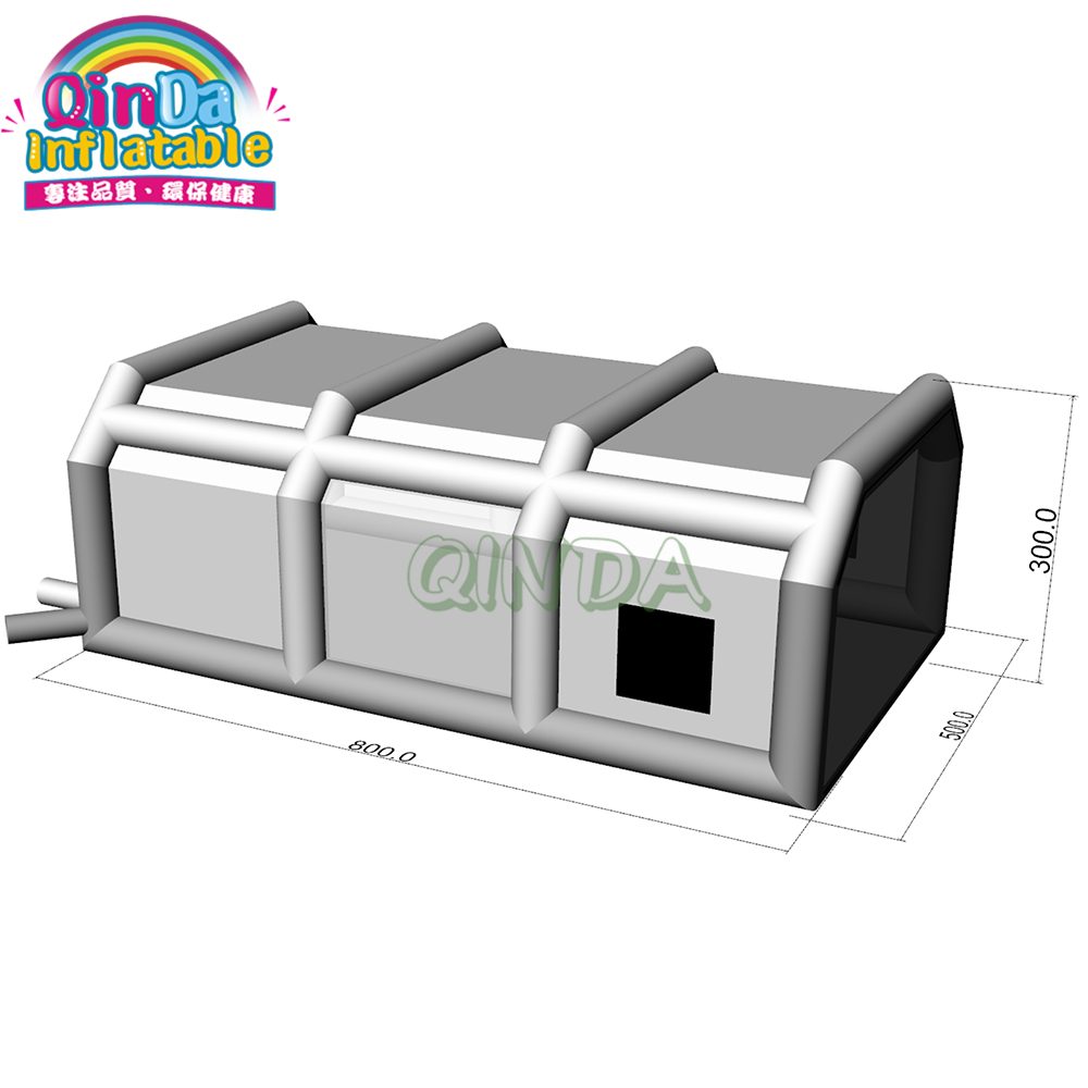 خيمة رش طلاء السيارات القابلة  - مراجعة Inflatable Paint Booth وسعره