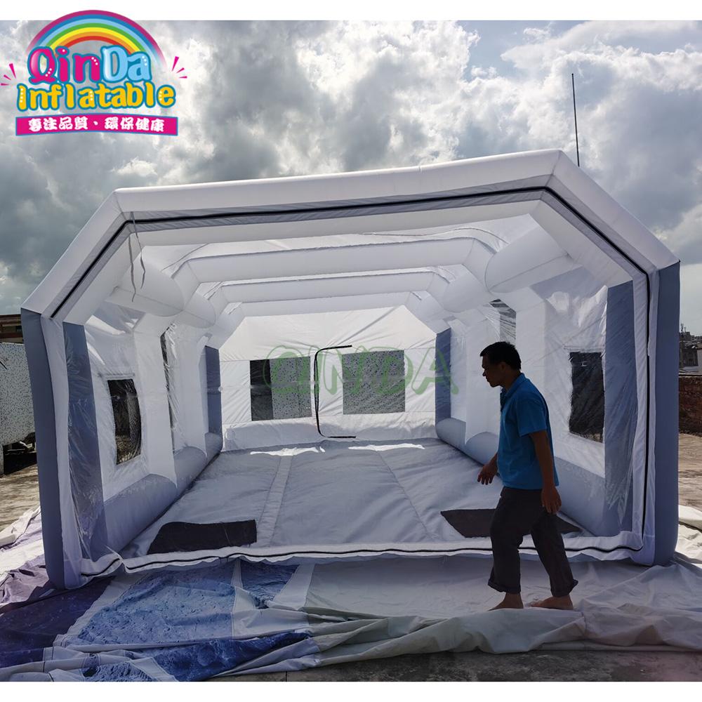 خيمة رش طلاء السيارات القابلة  - مراجعة Inflatable Paint Booth وسعره