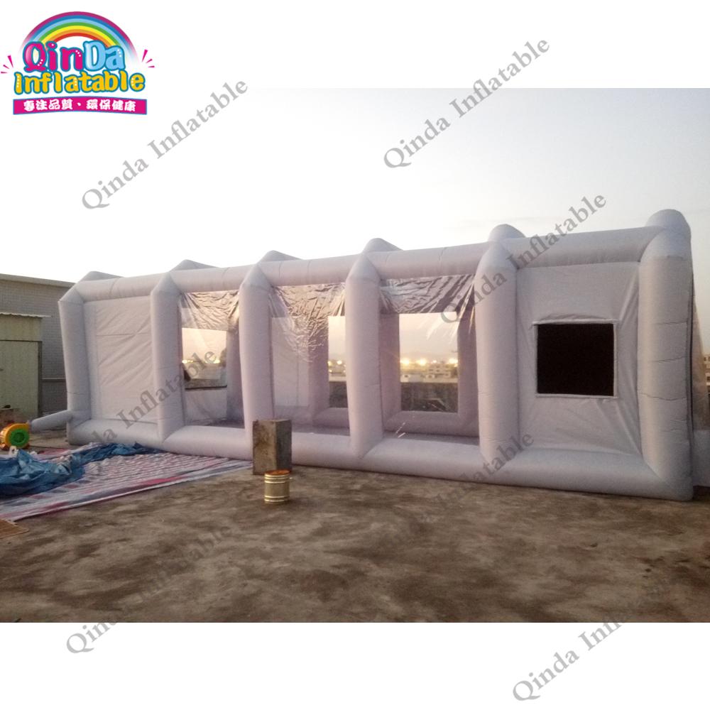 خيمة رش الطلاء المتنقلة الرخيص - مراجعة Inflatable Paint Booth وسعره