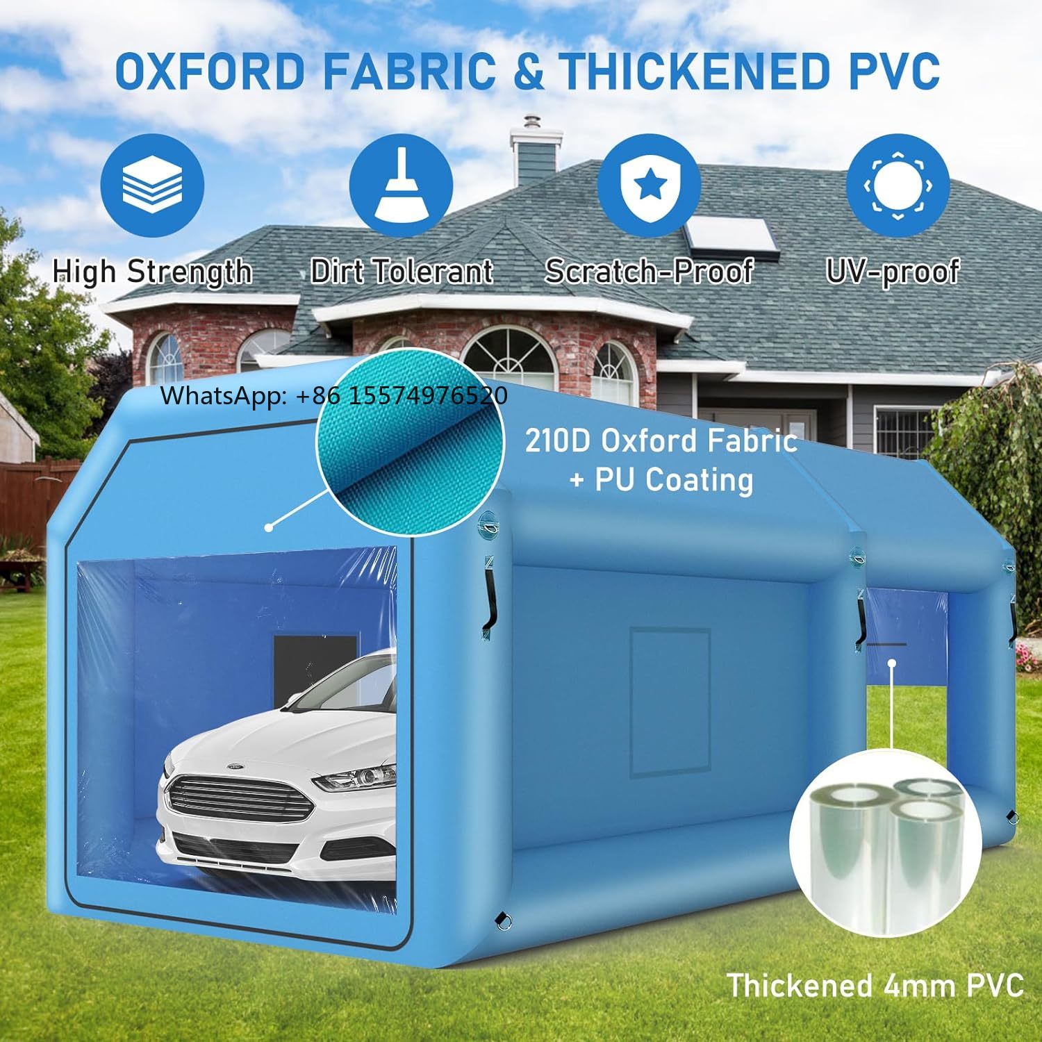 2026 - خيمة مرآب سيارات قابلة  - مراجعة Inflatable Paint Booth وسعره