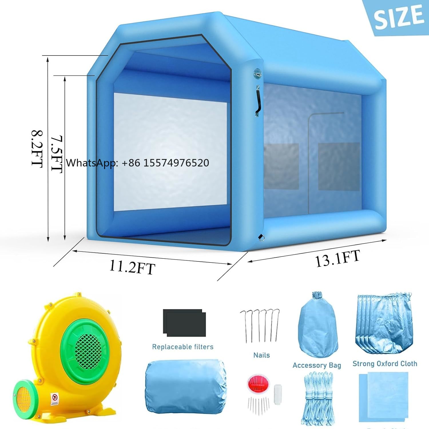 2026 - خيمة مرآب سيارات قابلة  - مراجعة Inflatable Paint Booth وسعره